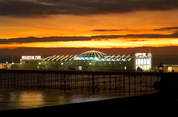 Sunset Brighton Pier